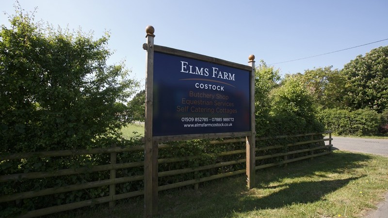 Farm Entrance Elms Farm Costock 